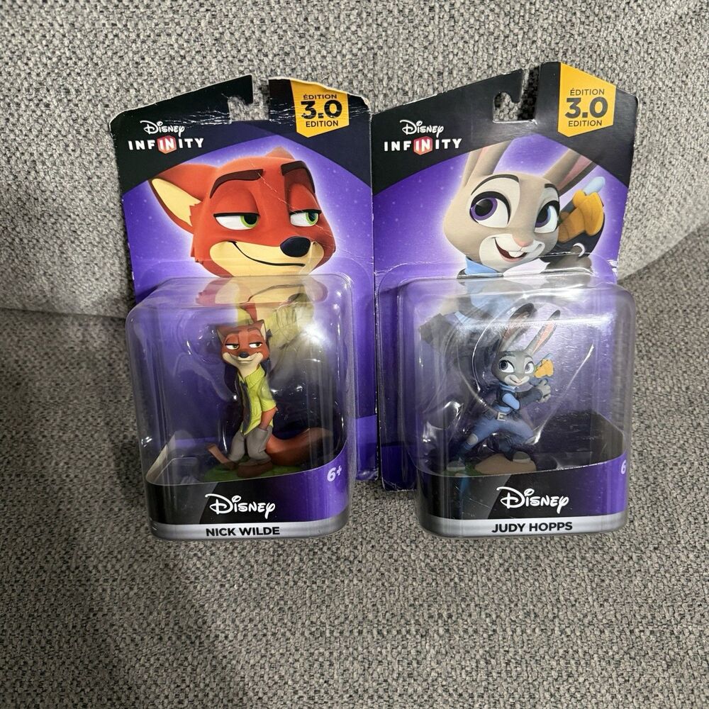 Disney Infinity 3.0 Judy Hopps Nick Wilde Zootopia Set NIP